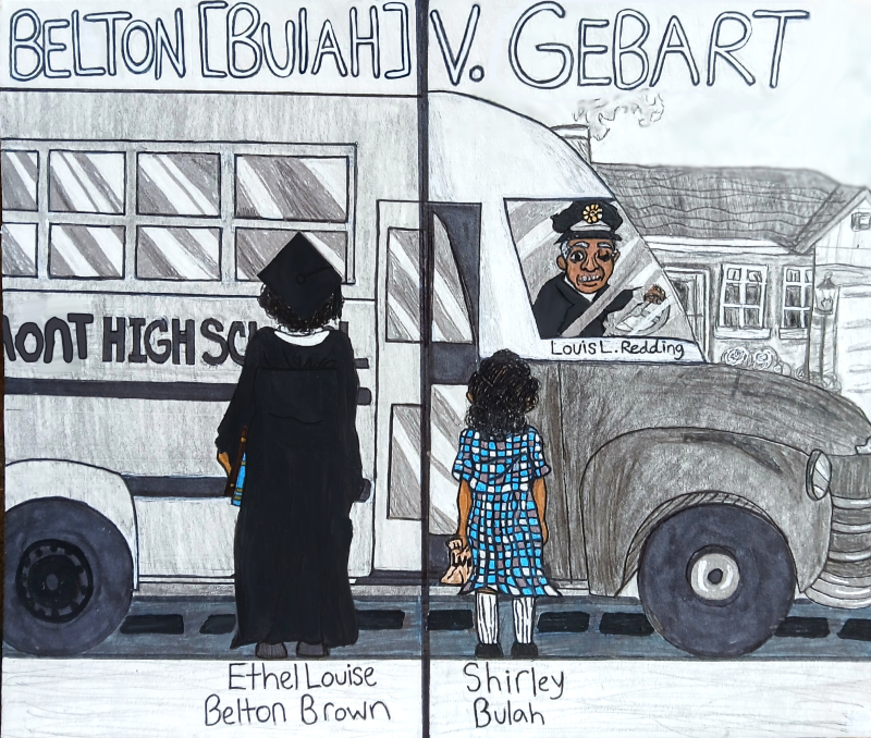 The 2025 Legal Art Contest winner was “Next Stop… Hopes and Dreams!” by Nevaeh Rumbley, grade 11, Dover High School. SUBMITTED IMAGE